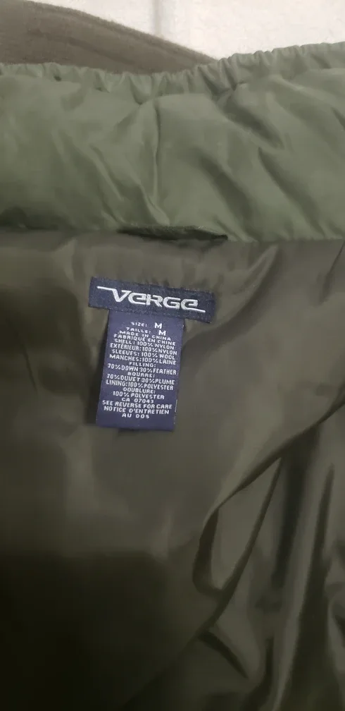 Verge Men's Green Puffer Size M image indicator(5)