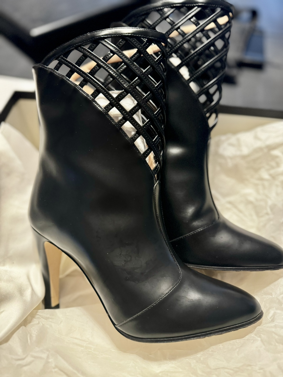 Gucci leather boots