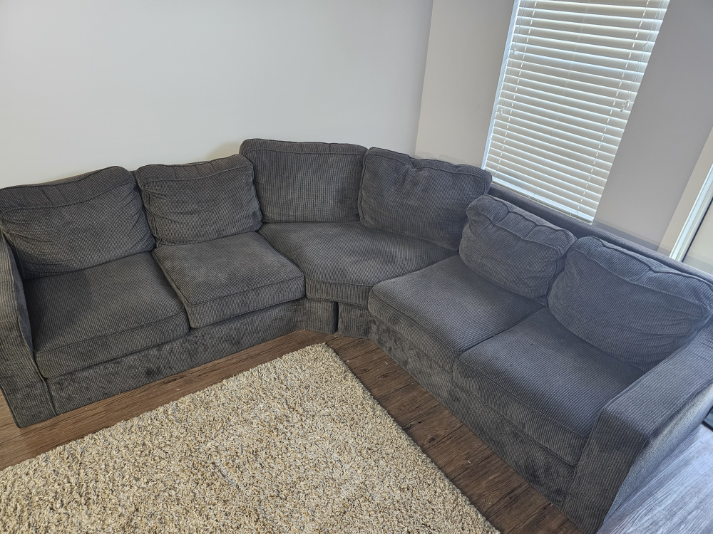 Dark Grey Sectional Sofa - photo 5