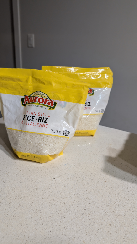 2 bags of Aurora Italian Style Rice