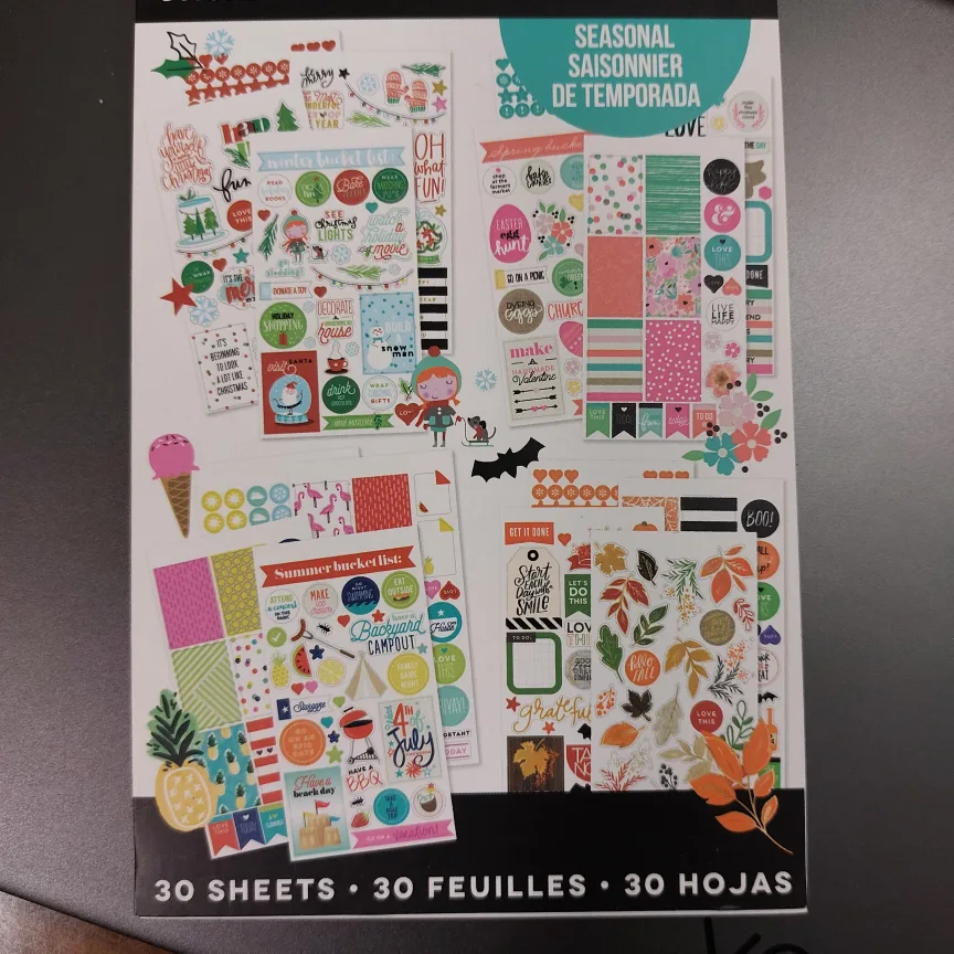 🧡 The Happy Planner Stickers: 60 sheets image indicator(4)