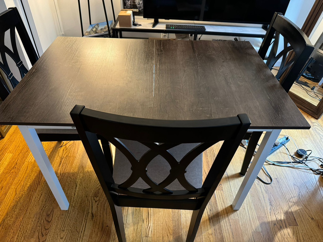 Folding Table with Four Chairs - photo 3