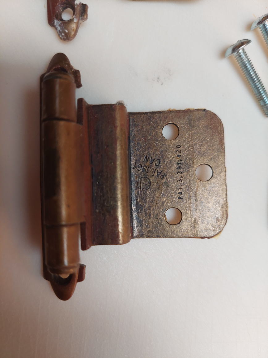 Vintage Brass Cabinet Door Hardware - photo 3