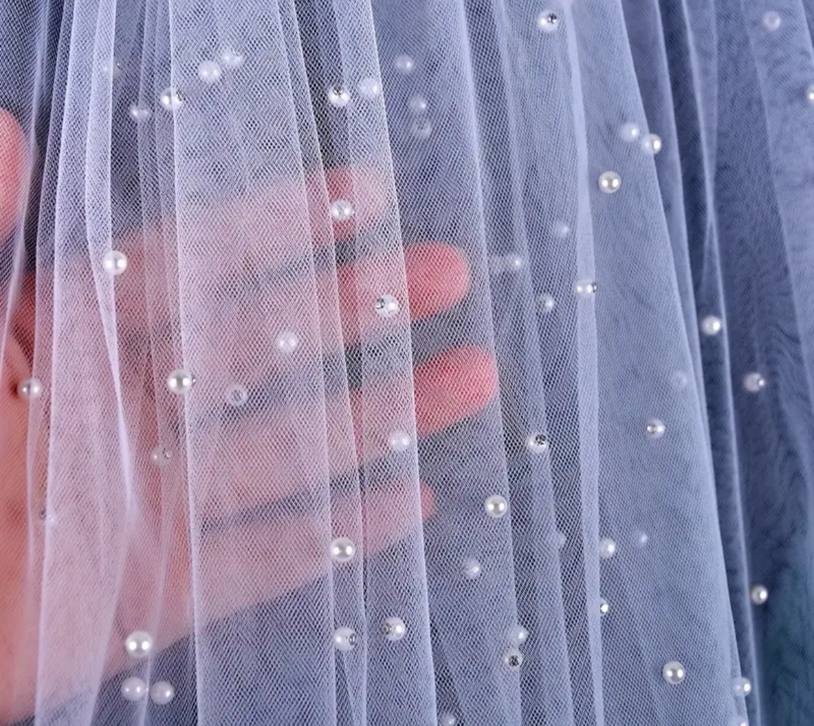 Ivory Pearl Bridal Veil - photo 2