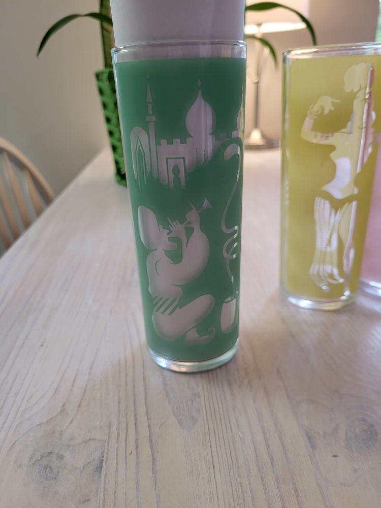 1950s Vintage Dominion collins glasses setof7 - photo 3