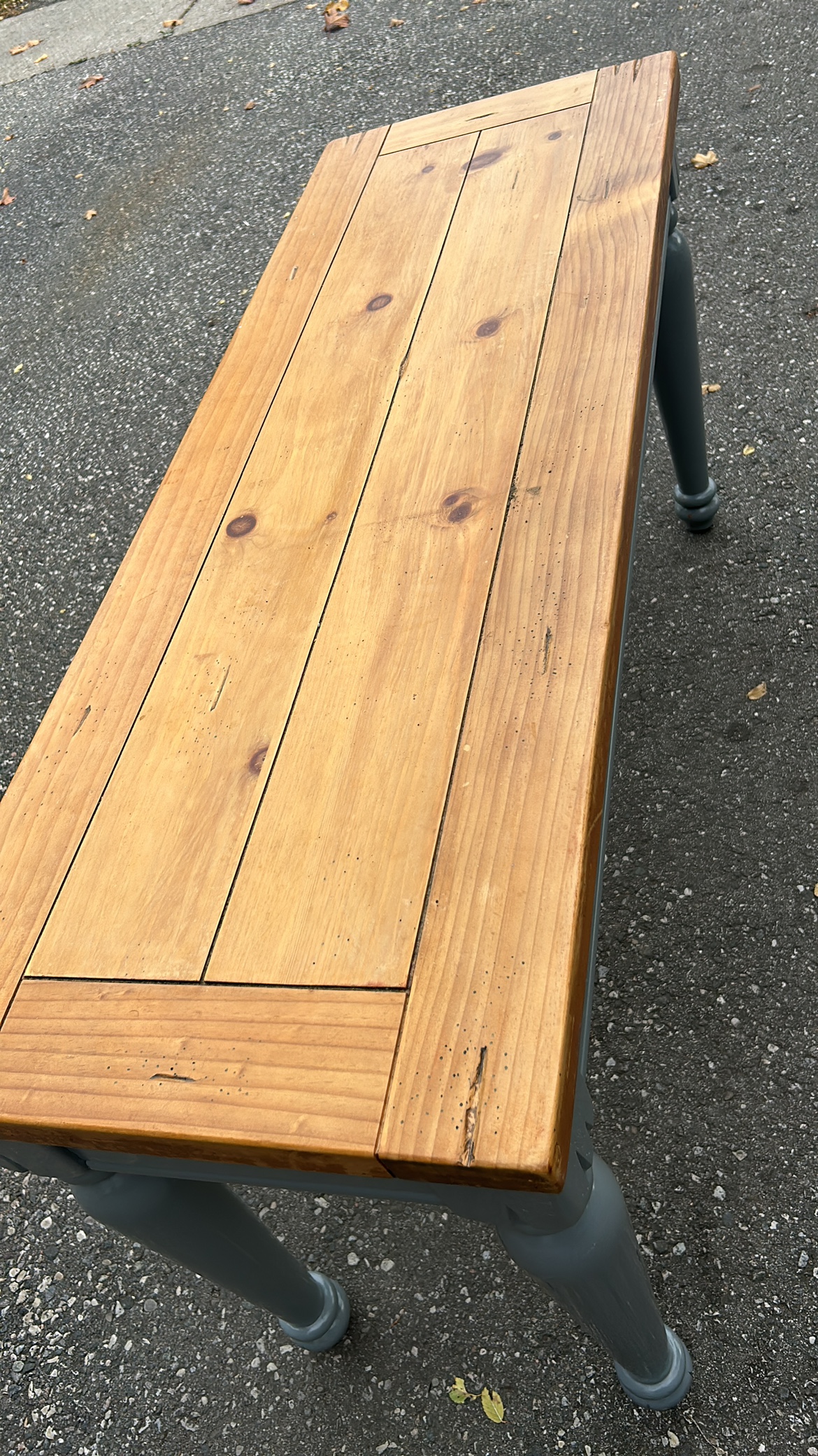 Wooden Console Table - photo 2