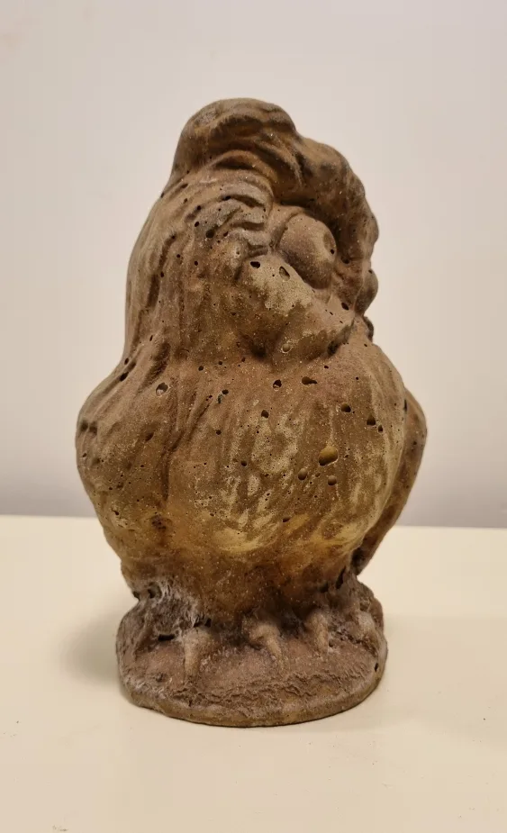 Vintage Concrete Owl Statue image indicator(3)