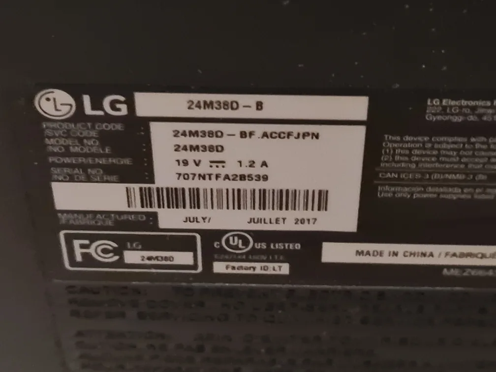 LG 24M38D-B Monitor image indicator(2)