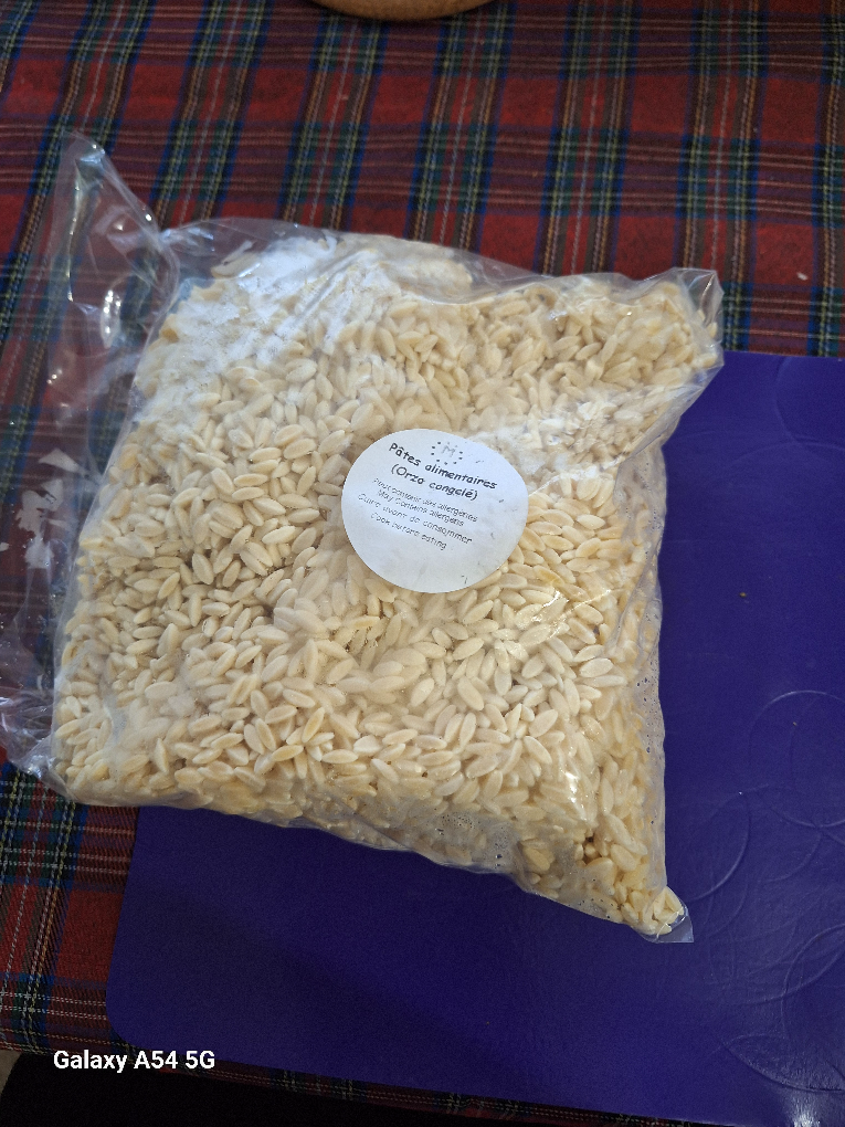 Frozen Orzo Pasta