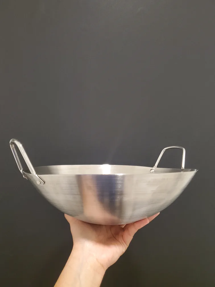Stainless Steel Wok image indicator(2)