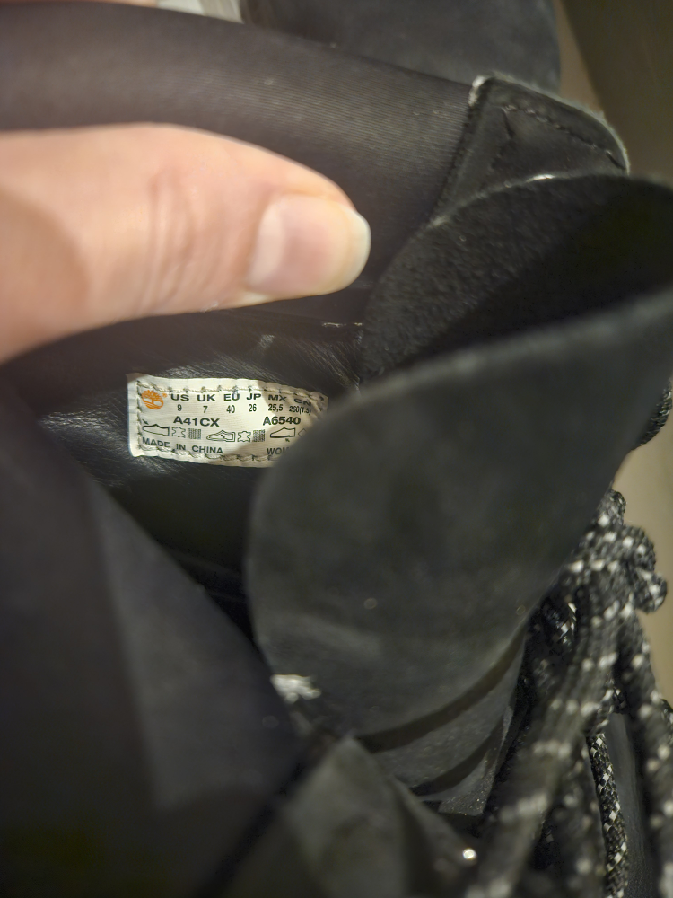 Timberland Black Boots size 9 - photo 5