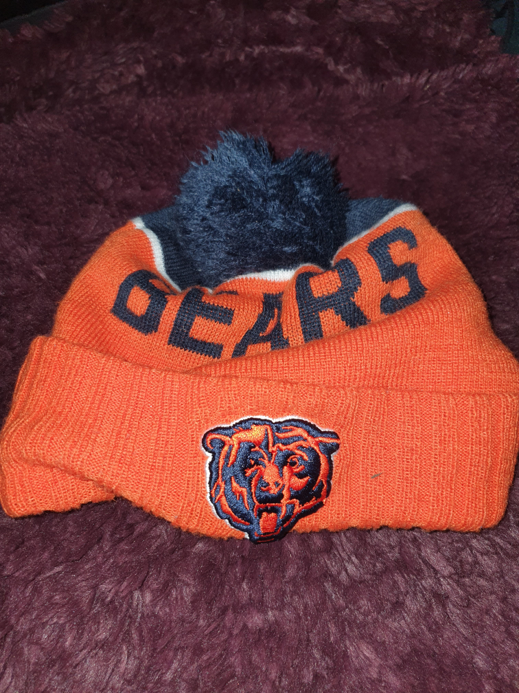 New Era Chicago Bears Knit Pom Beanie Hat