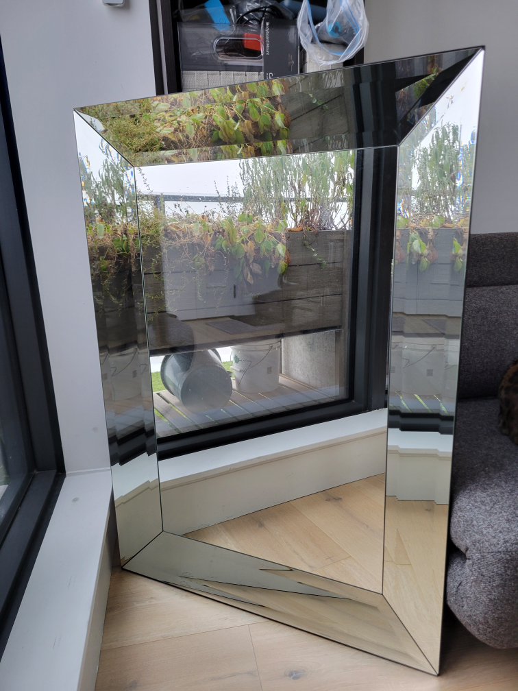 Bevelled Edge Large Wall Mirror