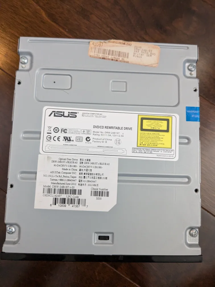 ASUS DVD-RW Drive image indicator(3)