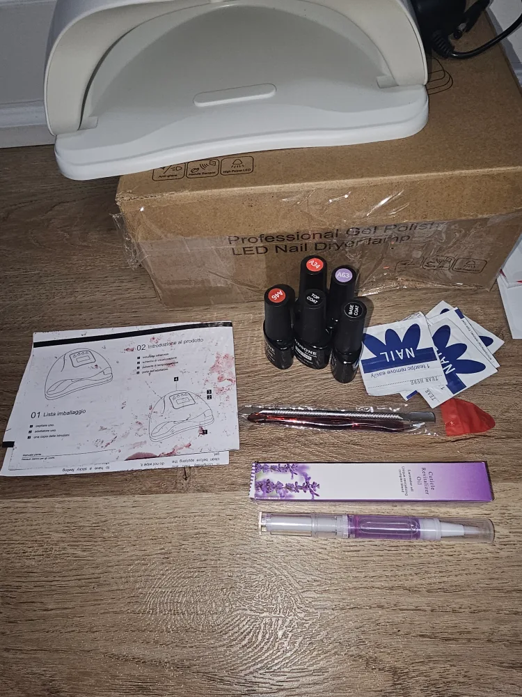 JODSONE SUNX5 Max Nail Lamp & Nail Polish Set image indicator(3)