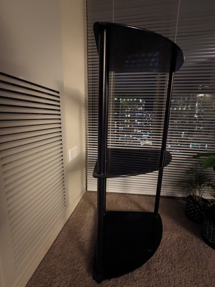 Black Corner Shelf - photo 2