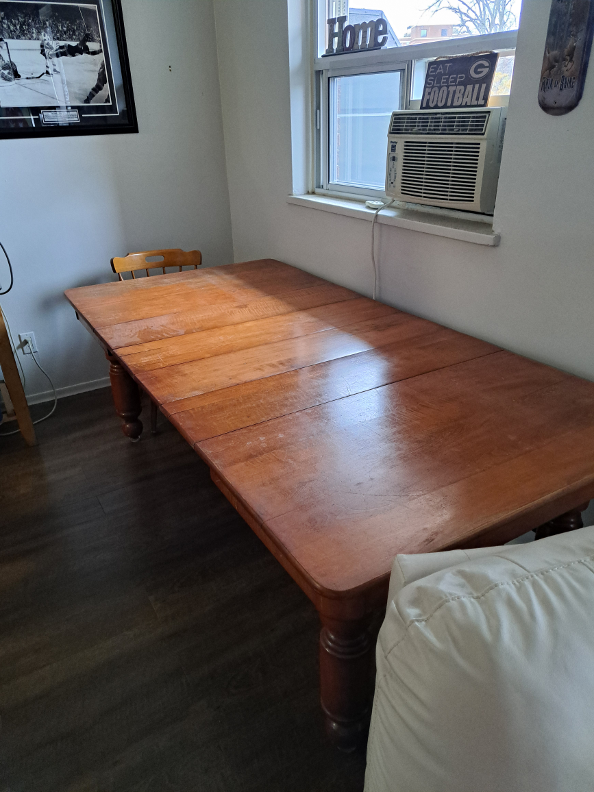 Antique Maple Extendable Table - photo 4