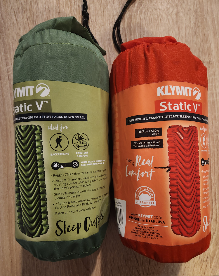 Klymit Static V Sleeping Pads