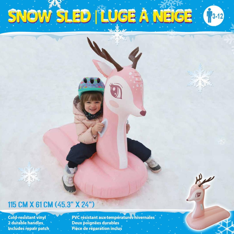 Inflatable Deer Snow Tube - photo 4