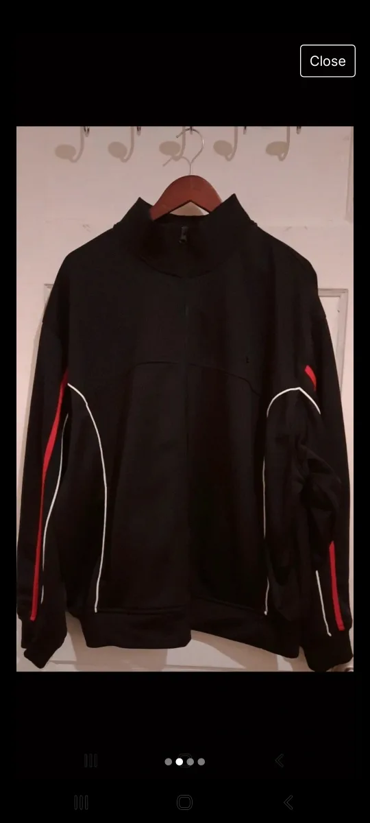 Athletic Works Black Zipper Jacket image indicator(2)