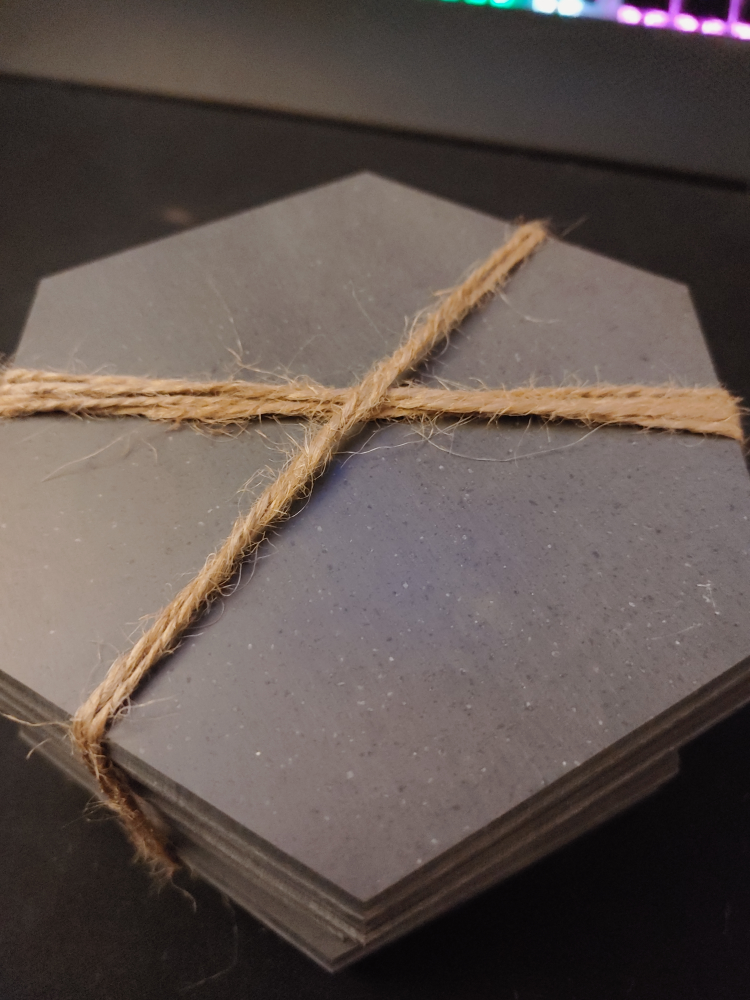 Set of 5 Hexagon Coasters - photo 2