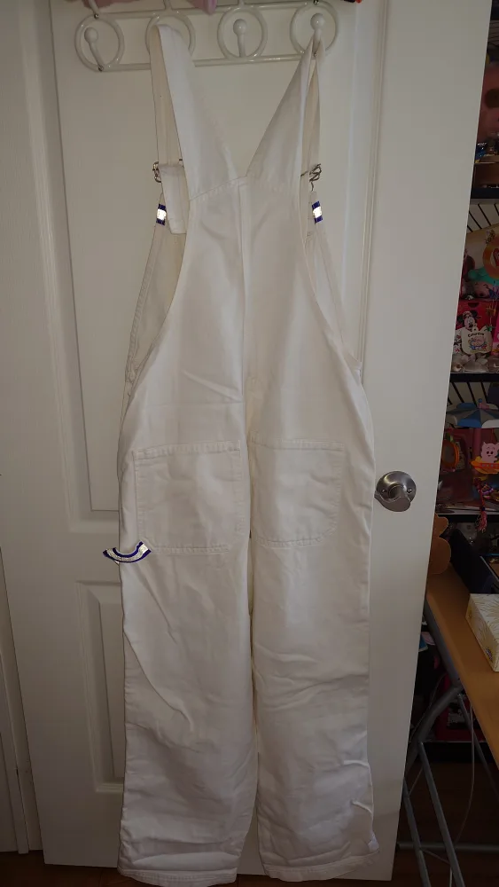 White Denim Overalls image indicator(4)
