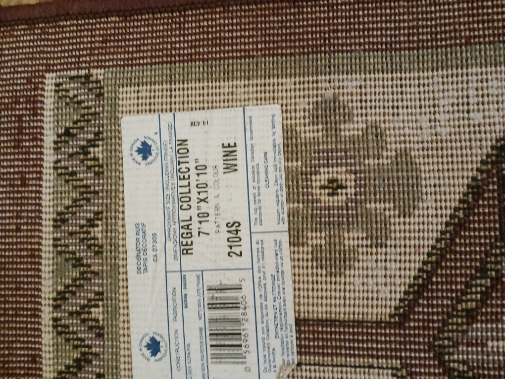 Regal Collection Area Rug 7'10" x 10'10" Wine - photo 2