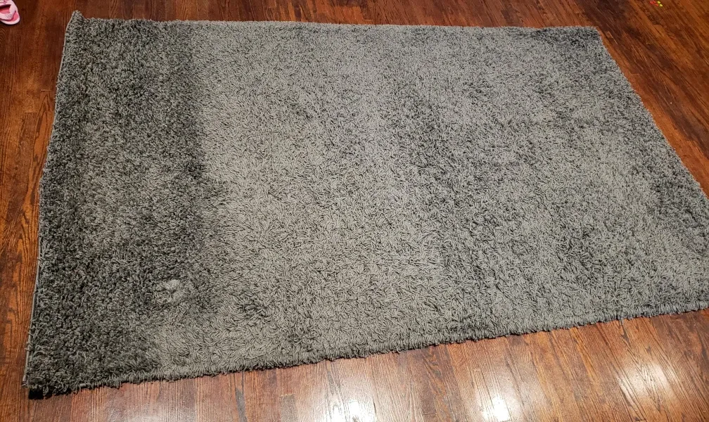 Wayfair Grey Shag Rug (99 inches x 60 inches) image indicator(3)