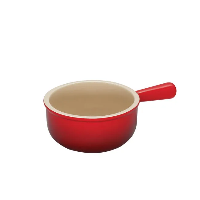 Brand new Le Creuset French Onion Soup Bowl(Red/ Blue) thumbnail