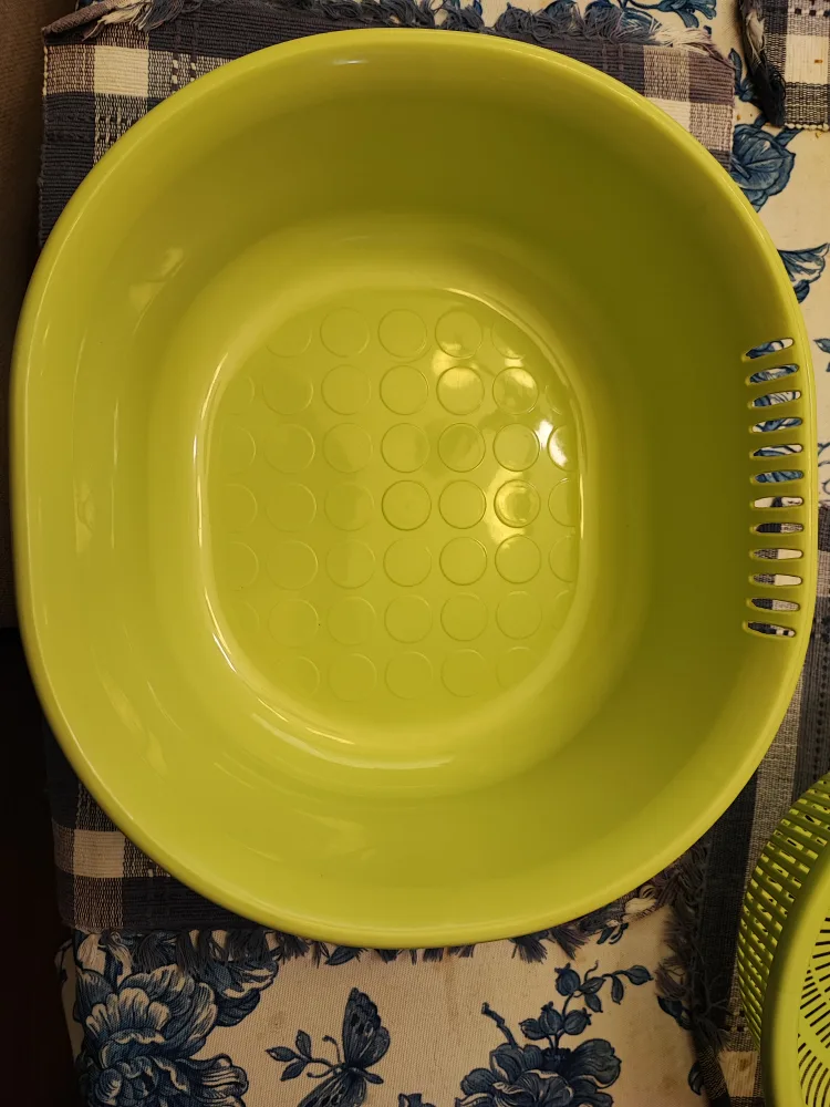 🆕 Green Plastic Colander image indicator(2)