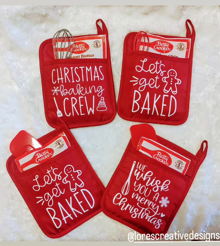 Christmas Baking Pot Holders Bundles Buy 2 and get 3rd free - photo 2