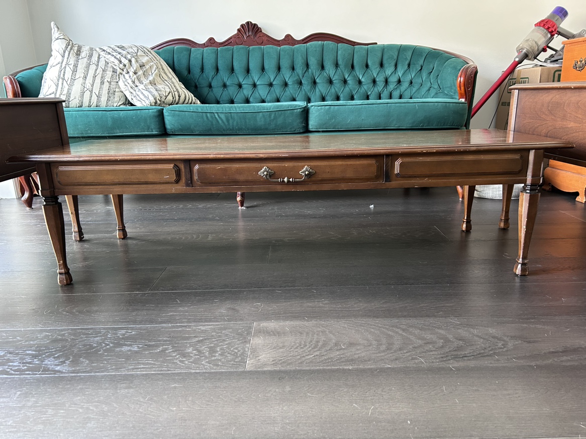Heirloom of Canada Vintage Coffee Table + End Tables AS-IS - photo 2