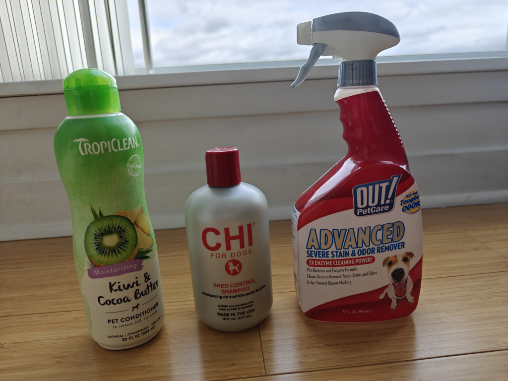 Dog Conditioner, Shampoo, Stain Odour Remover