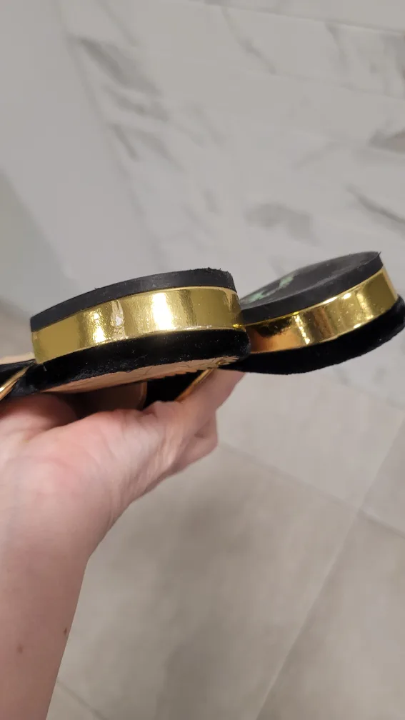 Authentic Charlotte Olympia Black Velvet Kitten Mules image indicator(4)