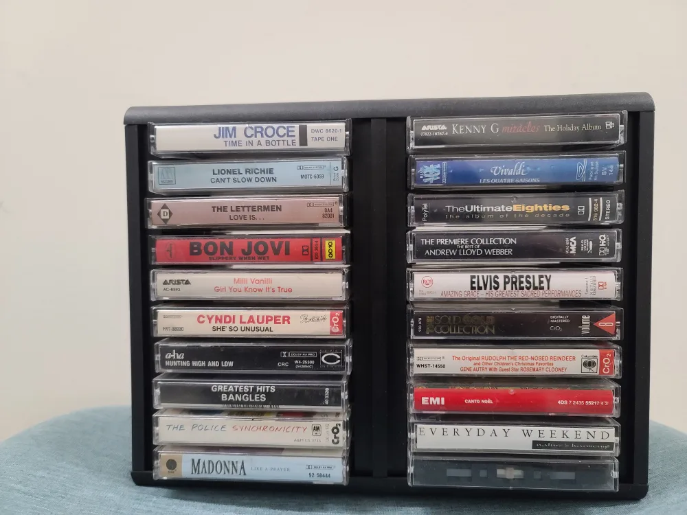 Cassette Tape Collection with Sony Walkman image indicator(4)