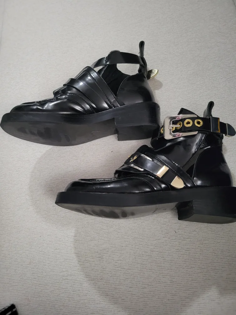 Balenciaga Black Cut Out Boots image indicator(4)