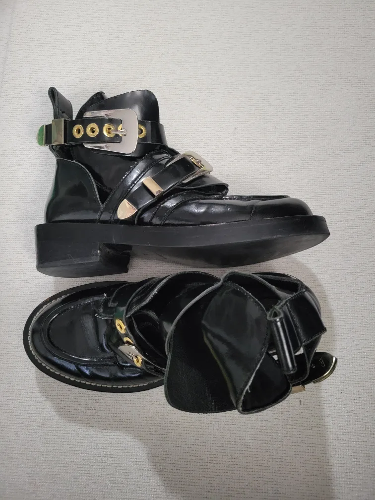 Balenciaga Black Cut Out Boots image indicator(6)