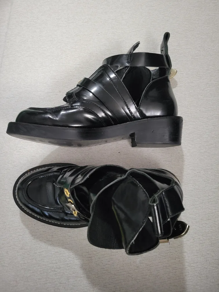 Balenciaga Black Cut Out Boots image indicator(7)