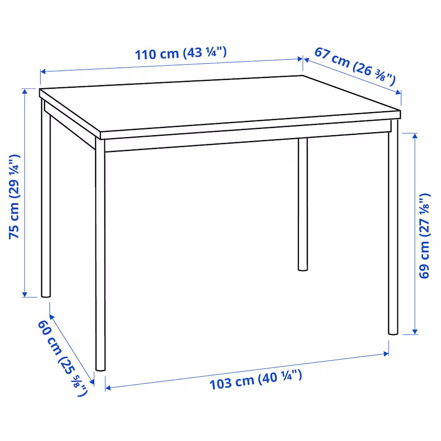 IKEA Sandsberg table + 4x Adde chairs - photo 2