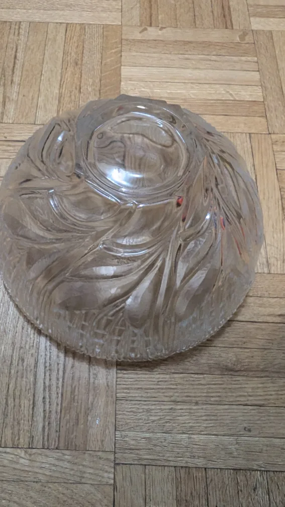 3 Vintage Glass Serving Bowls#freecycle image indicator(4)