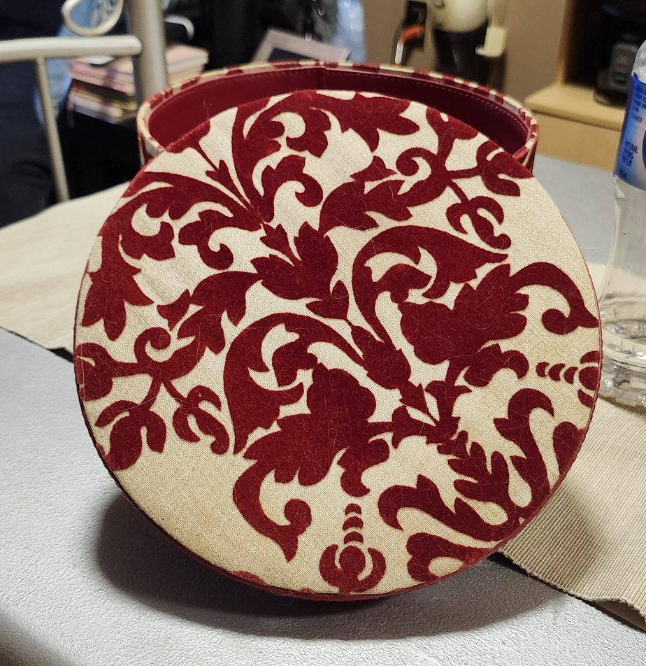 Indigolite Round Decorative Felt Box - photo 3