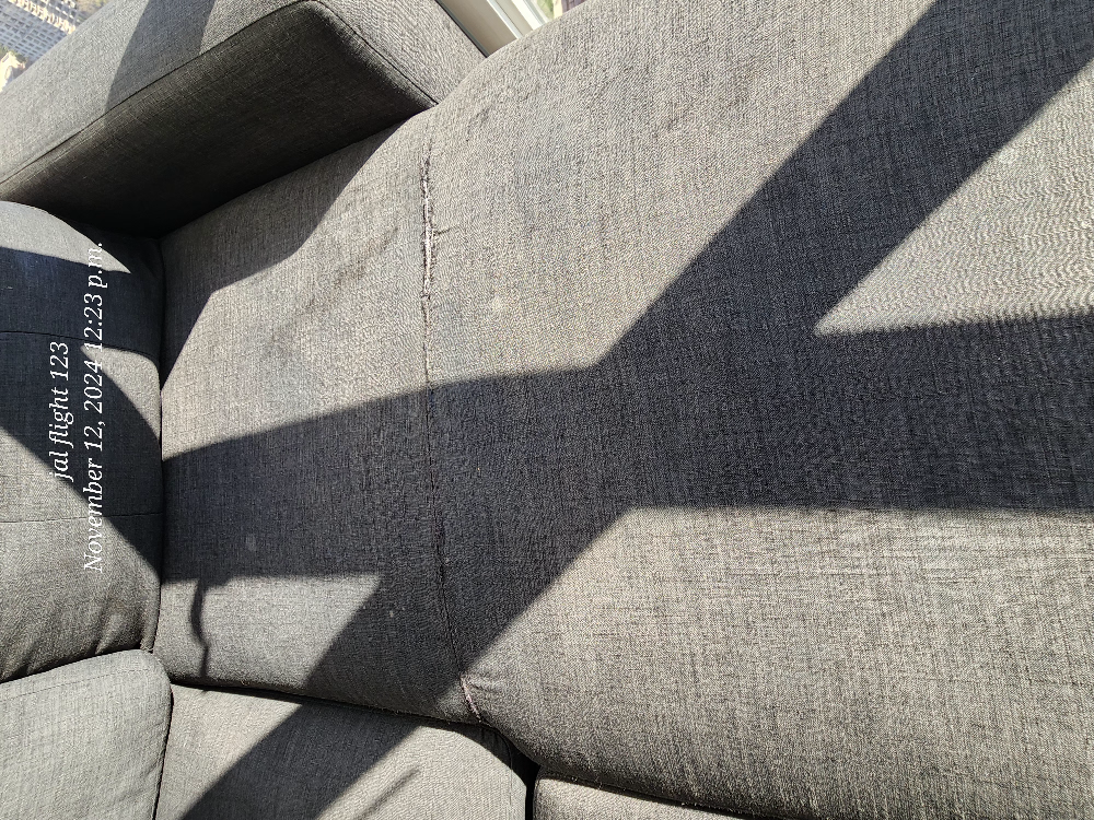 Grey Sectional Sofa cum bed with storage - photo 4