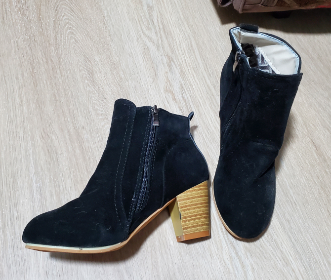 Black Suede Ankle Boots