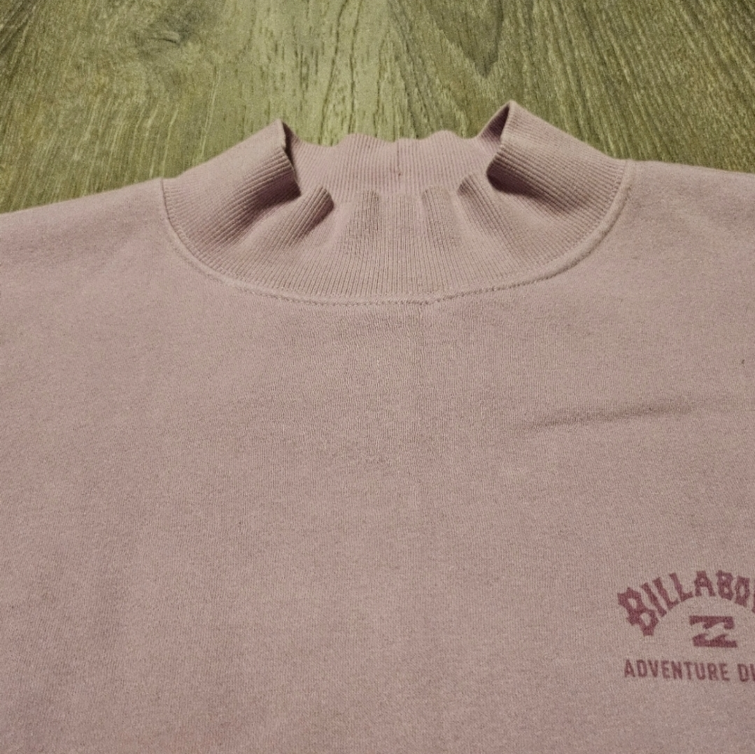 Billabong Pink Mock Neck Sweatshirt - photo 2