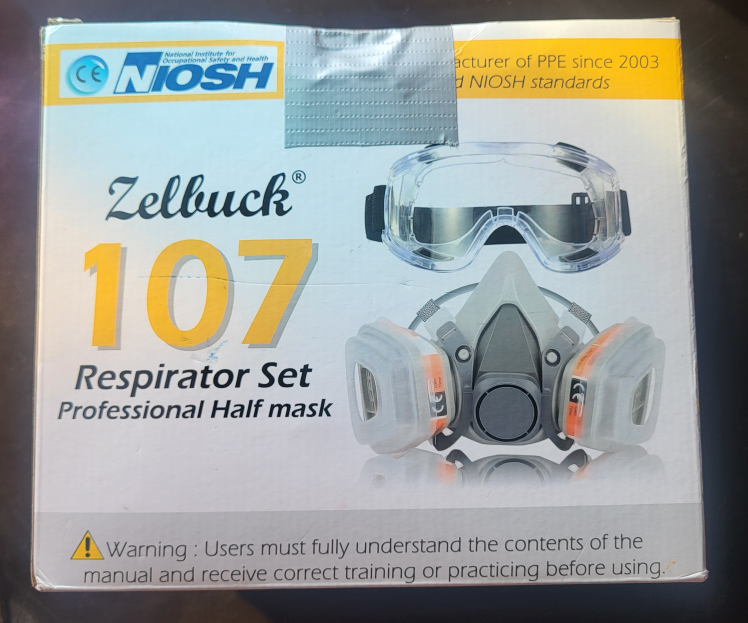Zelbuck 107 Respirator Set - Professional Half Mask