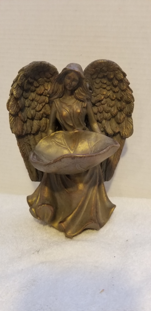 Angel Figurine with Dish - photo 5