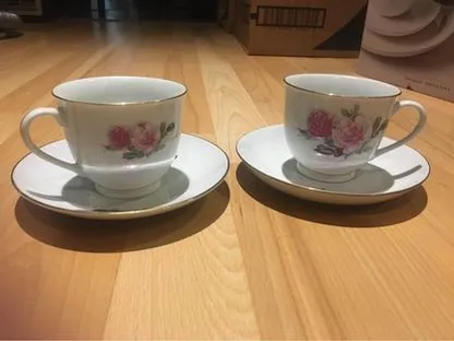 Vintage Teacup and Saucer Set image indicator(6)