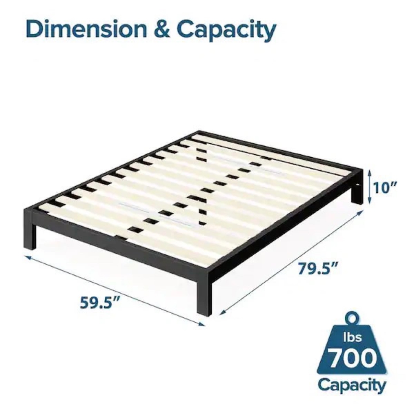 Metal Bed Frame - Queen - photo 3