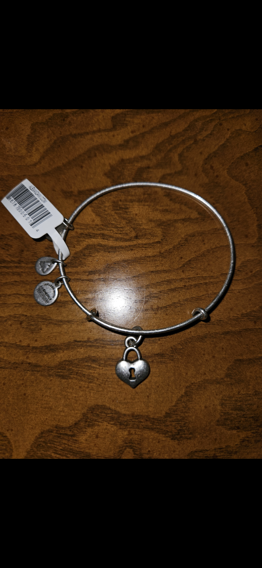 Alex and Ani Key to My Heart Bangle Bracelet - photo 2
