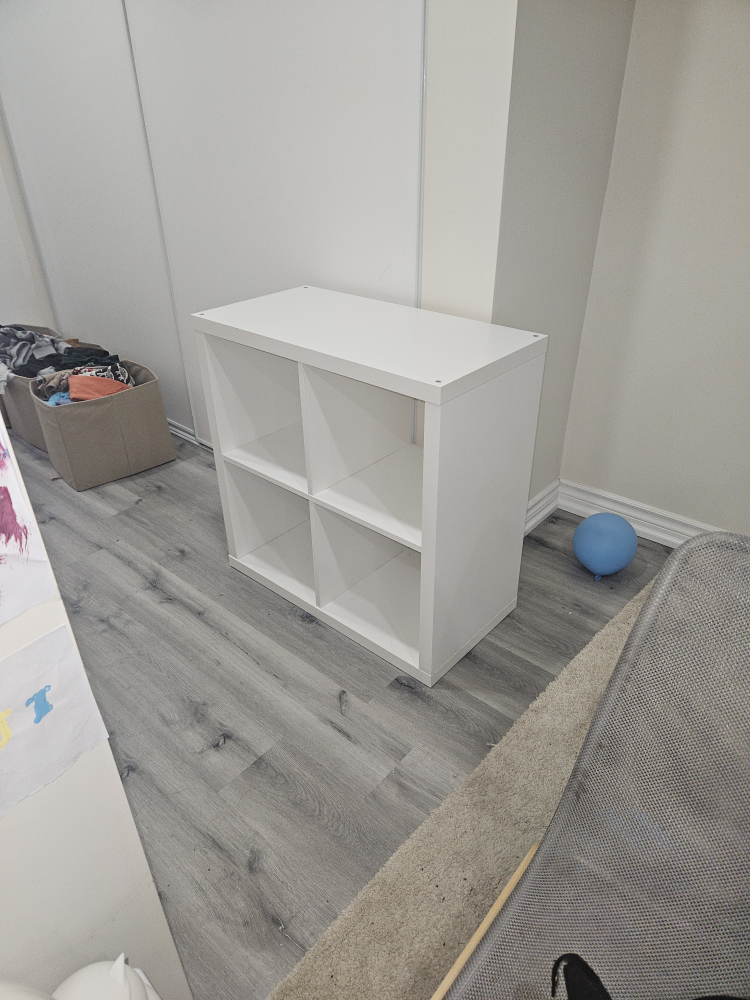 White Cube Shelving Unit 77cmx77cm